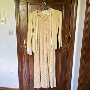 Liz Claiborne maxi dress with sweater set